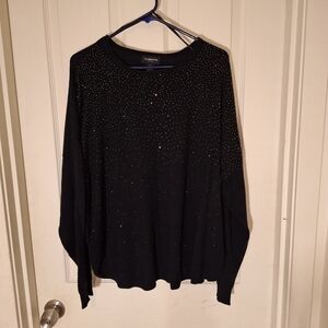 Liz Claiborne Black Sparkle Sweater